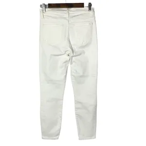 J. Crew‎ White Lookout High Rise Skinny Crop 27 thumbnail 3