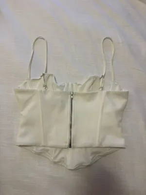 White Fox Corset Top White thumbnail 3