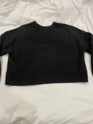 Rodeo Hippie Rodeo Racer Cropped Sweatshirt Black Size XL thumbnail 4