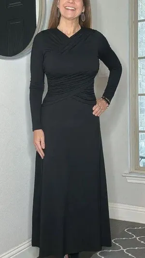 Fifteen Twenty Cross Front Midi Dress thumbnail 1