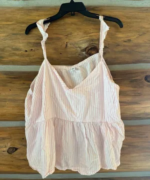 Old Navy Pinstripe Tank thumbnail 3