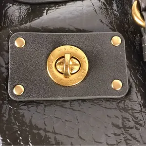 Marc by Marc Jacobs Leather Bag Totally Turnlock Shifty Satchel Gray Purse XBody thumbnail 8