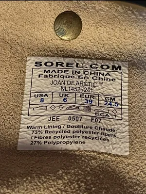 Sorel Joan Of Arctic Two-Tone Waterproof Winter Boots - Gray, Black, Tan thumbnail 2