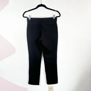 Quince Ultra Stretch Ponte‎ Straight Leg Pants Black Small thumbnail 3