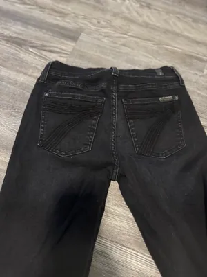 7 For All Mankind Jeans Dojo Black thumbnail 3