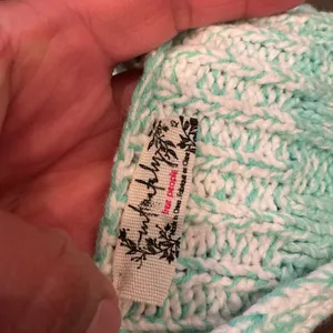 Free People Knit Bralette XS Mint Green Marled V-Neck Crop‎ Top Boho Summer thumbnail 3
