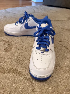 Blue Nike Air Force’s  thumbnail 2