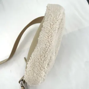 Lululemon Fluffy Fleece Sherpa Belt Bag Cream Fall Neutral Silver Buckle Ivory thumbnail 5