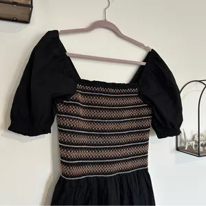 NWT Madewell Poplin Puff-Sleeve Mini‎ Dress 100% Cotton Size Large thumbnail 8