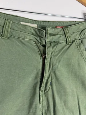 Pilcro Anthropologie Cargo Pants Size 26 Green Utility Cotton thumbnail 4