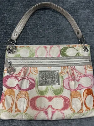 Coach Poppy M1093-17049 Dream "C" Hippie Scribble Hobo/Satchel/Crossbody Y2K Bag thumbnail 1
