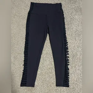 Alo Yoga Women's High Waist Prism Mesh leggings In Black , Size XS thumbnail 2