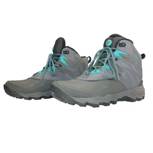Merrell Thermo ADV 6 ICE Boots Womens Size‎ 6 Gray Teal Hiking Outdoor thumbnail 2