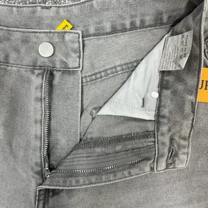 Light Gray Wash Wide Leg‎ Jeans Sz Medium Faded Relaxed Trendy Casual Retro NEW thumbnail 4