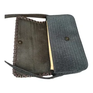 Stuart‎ Weitzman Handbag Solid Green Textured Shoulder Bag Purse with Dust Bag thumbnail 6