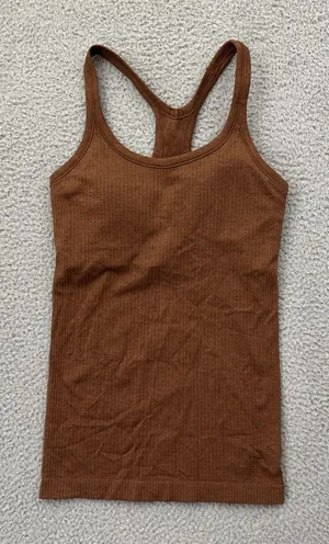 Lululemon Ebb To Street Tank Top Roasted Brown Athletic Athleisure Yoga Women 4 thumbnail 1