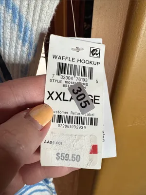 Style & Co Blue Black Tie Dye Waffle Knit Lounge Set XXL NWT Oversized Hoodie thumbnail 7