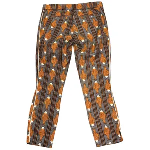 Anthropologie Cartonnier Fish Print Cropped Pants 2 Novelty Tweed Trouser thumbnail 4