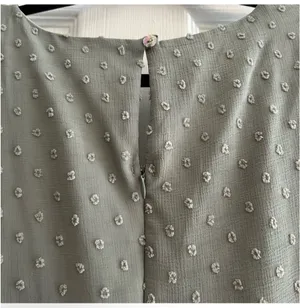 Altar’d State Green Swiss Dot long sleeve mini dress thumbnail 6