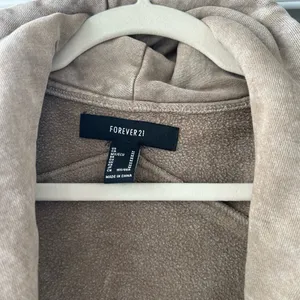 Forever 21 Taupe Teddy Jacket with buttons thumbnail 2