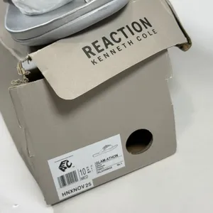 Kenneth‎ Cole REACTION Size-10M Women's Glam-Athon Thong Sandal Silver thumbnail 3