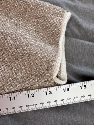 Free People XS Oversized Knit Pullover Sweater Beige Cream NWT thumbnail 10