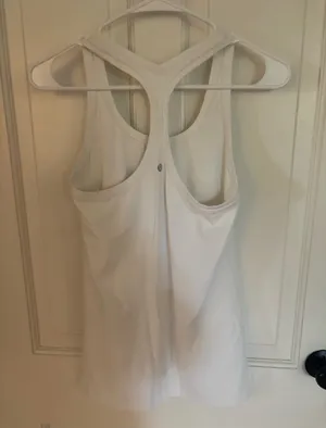 Lululemon White Tank Top thumbnail 3