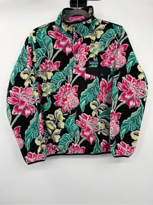 Patagonia Synchilla Snap-T Fleece Women S Manoa Black Floral MOBK SP15 thumbnail 2
