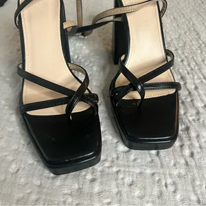 Princess Polly Cammie Strappy Heel in Black Women's Shoe Size 8 thumbnail 6