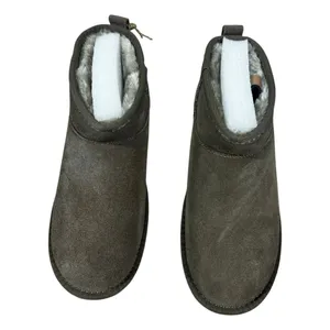 NWT Project Cloud Mini Ankle Boot Solid Suede Grey Winter Cozy Comfort Size 9M Gray thumbnail 2
