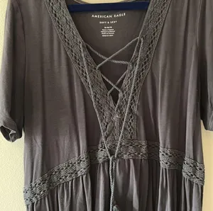 American Eagle Soft & Sexy Peplum Top thumbnail 2