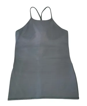 Lululemon Ebb to Street Tank Women 10 Dark Green Excellent High Neck Racerback thumbnail 1