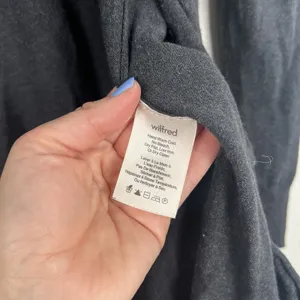 Wilfred Aritzia Womens Open Front Knit Silk Cashmere Blend‎ Cardigan Gray Sz M thumbnail 5