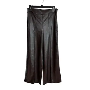 ZARA Brown Wide Leg Trousers Pants Women's Size XS NWOT thumbnail 3