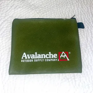 Avalanche Outdoor Supply Company Army Green logo mini bag zipper closure New OS thumbnail 4