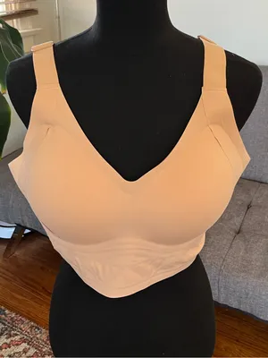 Soft Intention Wire Free Viral Bra size XL Tan thumbnail 1