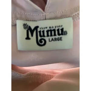 Show Me Your MuMu Mariah Wrap thin strap v-neck party barbiecore Dress Large thumbnail 8