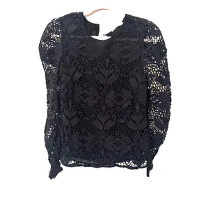 STEVIE‎ MAY Pleasant Surprise Crochet Top Sz Small thumbnail 3