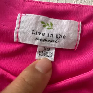 Live in the Moment Pink Cutout Tank Top XS Y2K Asymmetrical Going Out thumbnail 4