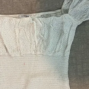 FAVLUX White Ruffled Puff Sleeve Dress thumbnail 5