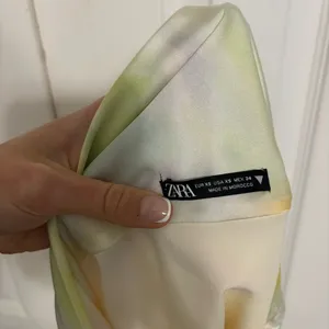Zara Tie Dye Print Mini Satin Dress Backless Spaghetti Straps thumbnail 8