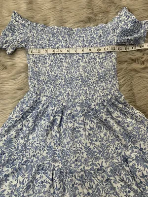 Altar’d State Clarita Off The Shoulder Dress Size Large thumbnail 9