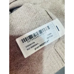 Zara Ski Collection Mont Blanc Les Alpes Wool Cashmere Sweater Beige Medium thumbnail 5