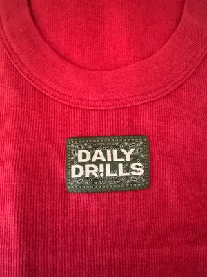 Red Daily Drills Bandana Tank thumbnail 2