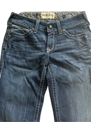 Ariat R.E.A.L. Straight Leg Jean size 29R western rodeo thumbnail 9