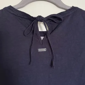 Barbour Willow Swing Top – Women’s US 8 / UK 12 Midnight Navy Crochet Tie Back thumbnail 6