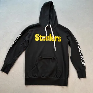 Pittsburgh Steelers Womens Black Graphic Hoodie Size S G-III 4Her NFL Football thumbnail 1