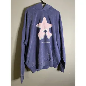 Aelfric Eden Blurring Star Washed Oversized Hoodie With Pockets NWT Large thumbnail 5