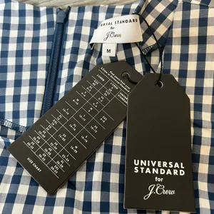 NWT Universal Standard J. Crew gingham dress‎ Sz 8 thumbnail 8