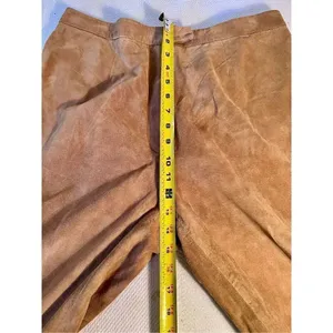 BERNARDO Genuine Leather Suede Lined Pants Slacks Size 14 thumbnail 7